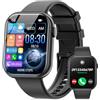 Hwagol Smartwatch Uomo Donna, 1,85'' HD Orologio Smartwatch con Chiamata Bluetooth, Smart Watch con Contapassi/Sonno/SpO2/Cardiofrequenzimetro, 140+ Sportive Orologio Fitness per Android iOS