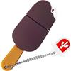 BORLTER CLAMP Chiavetta USB 128GB, Pendrive a Forma di Ghiacciolo Divertente e Carina Memoria Flash Drive Unità Flash Regalo per Archiviazione Dati Esterna