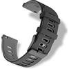 RoYiio Cinturino 20mm 22mm Silicone Cinturini 22mm, Nero Grigio