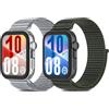 CHANRASI Cinturino in nylon compatibile con Huawei Watch Fit 4/Fit 3,cinturino di ricambio regolabile Solo Loop Sport per donna e uomo