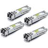 10Gtek [x4 PCS] HP 1G SFP SX Multimode Transceiver J4858A/ J4858B/ J4858C/ J4858D, 1000Base-SX SFP Mini-Gbic Modulo, Dual LC Connector, 850nm, 300m