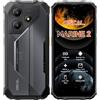 OSCAL MARINE 2 Telefono Indistruttibile 2025 Android 15 Gemini AI 2.0, 11000mAh Rugged Smartphone, 24GB+256GB/2TB Celluare Antiurto, 6.56''HD+ 90Hz, AI 16MP+8MP, IP68/IP69K/3 Slot/NFC/Face ID/OTG/GPS