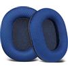 SOULWIT Padiglioni Auricolari ricambio per ATH M50X M50XBT M50RD M40X M30X M20X MSR7 SX1 Monitor Cuffie, Cuscinetti con Tessuto a Rete Resistente, Schiuma ad Alta Densità