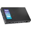 Mele Mini PC Quieter3C Senza Ventola Win11 Pro Celeron N5105 Mini Computer Desktop 8GB 128GB Micro PC 4K HDMI HDR PC Industriale Ethernet PXE Funzione Completa Tipo C PD