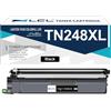 LCL TN248XL TN248XLBK Cartucce di Toner TN248 TN248XL TN-248XL High Yield | TN-248XLBK Compatibile per Brother DCP-L3515CDW DCP-L3520CDW DCP-L3555CDW,DCP-L3560CDW HL-L3220CW HL-L3240CDW (1 Nero)