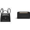 Fossil Donna Parker Borsa in pelle nera e portafoglio Liza, Set