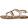 Geox D Sozy Plus, Sandali Piatti Donna, Lt Gold, 37 EU