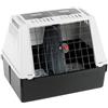 Ferplast ATLAS CAR 80 Trasportino per Cani da Auto con Tappeto Drenante e Portaoggetti, Maniglie, Griglia Ventilazione, Doppia Apertura Scorrevole con Chiusura Sicura, Max 20 kg, 82 x 51 x h 61 cm