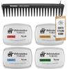 Störtebekker Shaving Accessories Störtebekker® Premium Pomade - Set di campioni a base di olio + pettine per styling gratuito, 4 pomate da uomo 'Torreto Series', tenuta media, lucentezza media, 125 ml, pomata per capelli Hair Pomade