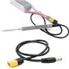 zalati XT60 Cavo Adattatore XT60 Connettore Proiettile Femmina a Femmina Cavo di Alimentazione DC 5.5x2.5mm per Alimentazione del Monitor Fatshark Skyzone FPV