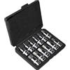 CPROSP Set di Dadi a Brugola da 12 Pezzi, 1/2, Esagono Esterno 1/2 Pollici con Valigetta, Esagonale, 5,6,7,8,10,12,14,16,17,18,19,22 mm,Nero