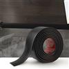Zayejod 2M Striscia di Transizione per Pavimenti in Laminato Striscia di Soglia Profilo di Transizione Autoadesivo PVC e Vinile, Striscia di Giunzione per Pavimenti, 5cm Nero