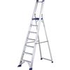 Svelt Regina SREGI130, 7 gradini, 2.45 m - Scalandrino in alluminio con cavalletto - Altezza stimata operativa 3.66 m