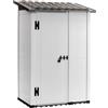 Garofalo Urban 100 - Casetta da giardino - Con porta decentrata - 122.5x82.5x201 cm