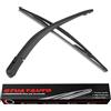 OTUAYAUTO Tergicristallo posteriore compatibile con Opel Zafira A 98-05, braccio tergicristallo posteriore con spazzole tergicristallo, lunghezza: 410 mm