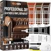 Endhokn Kit Riparazione Pelle 5 Colori Facile da Usare Colori Abbinabili | Kit Riparazione Vinile per Divani Mobili Sedili Auto Giacche Ripara Graffi, Tagli, Strappi, Fori, Lacerazioni (40ml*5)