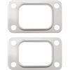 SG Store 2 Pezzi Guarnizione Collettore di Aspirazione Turbo 4 Fori Guarnizione Flangia in Acciaio Inossidabile T3 Metal Gt30 Gt35 T35 T38 Compatibile con Turbocompressore Garrett T3 Turbo Manifold