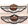 Adesivi Riflettenti Per Casco Moto – Harley Davidson Pack Centenario (3 Pezzi) – Visibilità Notturna E Stile Unico