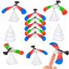 jojofuny 10 pezzi di uccelli galleggianti per bambini, bilanciamento delle dita degli uccelli, bilanciamento magico, giocattolo educativo per la prima infanzia, regalo per bambini