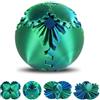 Ainiv Gear Ball Stampato in 3D, Gear Ball Fidget Toy, Spin Ball Fidget Toy, Steampunk Whirling Wonder Fidget, Regalo per Bambini e Adulti, Antistress Giocattoli per Bambini Adulti (Blu Verde 8cm)