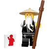 LEGO Ninjago Minifigure - Sensei Wu (Black Robe and Staff) Display Stand 70670