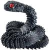 APRRMLIZW 3D Giocattolo Serpente Flessibile 1 Pezzi Modello Serpente Stampato In 3D Serpenti In Plastica Stampati Giocattolo Serpente Mobile Innovativo Per Adulti Casa Ufficio Scrivania Decorazione