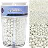 Miss doozy Perle Commestibili Bianche per Decorazioni (130g) - Perle di Zucchero in 4 Misure per Torte, Cupcake, Biscotti & Altro - Ideali per Matrimoni, Compleanni, Natale e Halloween, Pearl Sprinkles