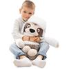 NICI Izzy Icetumbler Bradipo di peluche con berretto, morbido e tenero pupazzo per coccole e giochi, per adulti e bambini, 50 cm, beige - 62430