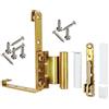 WOMELF Cerniera for porta finestra a battente in plastica for balcone Accessori for cerniere angolari scorrevoli interne ed esterne (Color : 17MM-02)