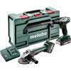 Metabo Combo Set 2.4.3 18 V macchine a batteria 18 V (set di macchine in metaBOX: trapano, smerigliatrice angolare, 2 batterie, caricabatterie) # 685204500