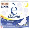 FATER SPA LINES E' COTONE ALI ASSORBENTE ESTERNO NOTTE 9 PEZZI