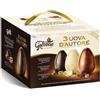 Generico 3 Uova D autore Il Galeone Cioccolato Fondente Al Latte e Al Pistacchio 3x180g Con Sorpresa