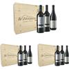 Lo Zoccolaio Cassetta Legno - Vino Rosso - Barbera D'Alba+Langhe Rosso+Barolo 3 Bottiglie x 750ml (Confezione da 3)