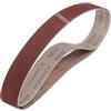 QUARKZMAN 25mm x 1067mm Nastri Abrasivi, 2Pz 180 Grana Carta Vetrata per Levigatrice Ossido di Allumina Per Lavorazione Legno, Lucidatura Metalli, Affilatura Coltelli