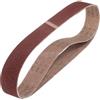 QUARKZMAN 25mm x 1067mm Nastri Abrasivi, 2Pz 80 Grana Carta Vetrata per Levigatrice Ossido di Allumina Per Lavorazione Legno, Lucidatura Metalli, Affilatura Coltelli