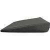 POKAR Cuscino Triangolare Cuscino Cuneo Lombare Cuscino Ergonomico Cuscino Sedia Ufficio Cuscino Auto, Antracite, 38 x 38 x 8/2 cm