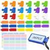 Summerbrite 36 Pezzi Etichette per Cavi, con 40 Etichette Adesive Colorate