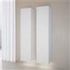 neoro n60 colonna con specchio interno La: 40 A: 180 cm, 1 anta, battuta variabile,, BN0804WM, n60 [Mobili da Bagno > Colonne]