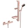 Ideal Standard Ceratherm Alu+ rubinetto doccia esterno con termostatico, BE227RO, Ceratherm Alu+ oro rosa opaco [Rubinetteria Bagno > Rubinetteria Doccia]