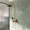 Ideal Standard Solos colonna doccia con termostatico, A7882A2, Solos brushed gold [Rubinetteria Bagno > Colonne Doccia]