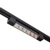VR VETRINEINRETE Vetrineinrete® Faretto track orientabile da binario 12 watt 6 led faro bianco o nero monofase luce fredda 6500k naturale 4000k calda 3000k (Nero Luce Calda 3000k)