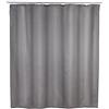 Wenko Tenda doccia antimuffa monocolore grigio - antibatterica, lavabile, Poliestere, 180 x 200 cm, Grigio