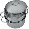 Barazzoni Spa, VaporSet con Fondo ø20cm, Acciaio Inox 18/10, Made in Italy, Induzione