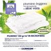 Caleffi Dormissimi - Piumino-poliestere Aloe Vera Tinta Unita Matrimoniale