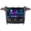WOMGKDA 9 Pollici Android 13 Autoradio per Ford S Max S-MAX 2006-2015/Ford Galaxy 2014 Navigazione GPS Touch screen con Bluetooth SWC FM RDS Radio AHD 4G/WIFI DVR Ventola di raffreddamento(4+64G)