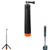Lokyoyo Bastone per selfie, treppiede galleggiante con impugnatura a mano, impermeabile, estensibile, per G0Pr0 Hero 13//12/11/10/9, Osmo Action 5 Pro/4/3, Insta.360 Go Ultra/Ace Pro 2 e la maggior parte