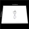 DMETE 1200LM 15/15in/38x38 Cm LED Fotografia Senza ombre Luce di fondo Pannello lampada dimmerabile for 40cm Studio fotografico Spara tenda Box Per la fotografia in studio(20x20cm)