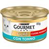 Gourmet Purina Gourmet Gold Cuore Morbido Umido Gatto 85 gr - Tonno - Confezione da 24 pezzi - Cibo umido per gatti - 1° ORDINE? scegli lo sconto BZR5 / BZR20 + 200 punti fedeltà