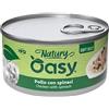 Oasy Natury Cat Adult Soft Jelly 150 gr - pollo con spinaci - Confezione da 6 pezzi - Cibo umido per gatti - 1° ORDINE? scegli lo sconto BZR5 / BZR20 + 200 punti fedeltà