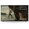 Sony BRAVIA 7 QLED (XR l Mini LED) 75 pollici 4K HDR Google Smart TV (2024) Gaming menu per PlayStation 5, IMAX Enhanced, Dolby Vision Atmos, Chromecast, AirPlay, 120Hz 75XR70 GARANZIA ITALIA